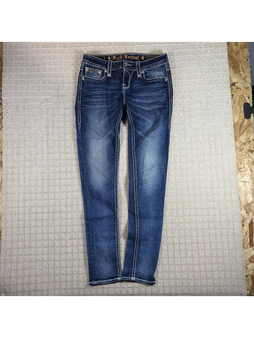 Rock Revival Posey Skinny Jeans Size 28 Y2K Women’s